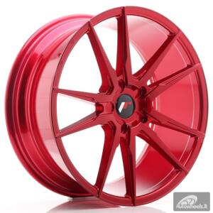 JR Wheels JR21 20x8,5 ET20-40 5H BLANK Platinum Red