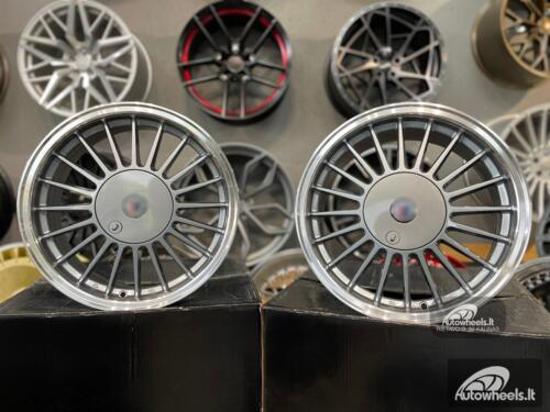 Ratlankis Alpina Classic 3 series styling 16X7J 4X100/4X114.3 ET15 73.1 Grey polished lip