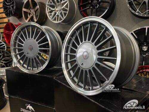 Ratlankis Alpina Classic 3 series styling 16X7J 4X100/4X114.3 ET15 73.1 Grey polished lip