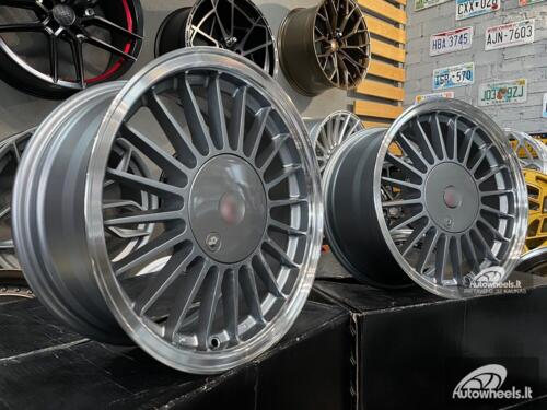 Ratlankis Alpina Classic 3 series styling 16X7J 4X100/4X114.3 ET15 73.1 Grey polished lip