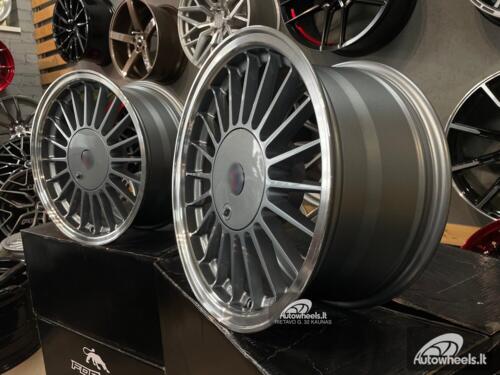 Ratlankis Alpina Classic 3 series styling 16X7J 4X100/4X114.3 ET15 73.1 Grey polished lip