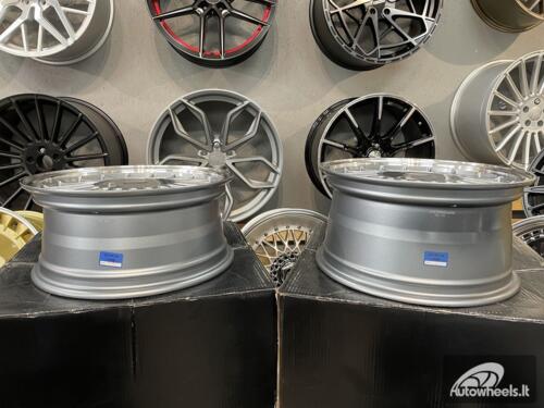 Ratlankis Alpina Classic 3 series styling 16X8J 4X100/4X114.3 ET15 73.1 Grey with polished lip