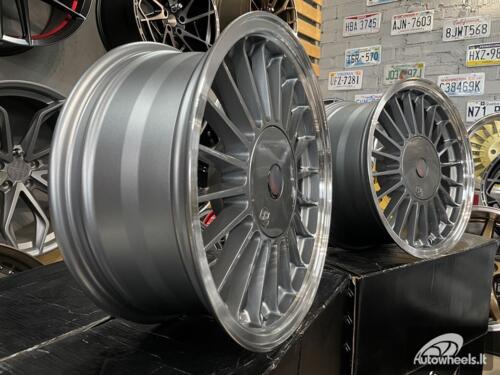 Ratlankis Alpina Classic 3 series styling 16X8J 4X100/4X114.3 ET15 73.1 Grey with polished lip