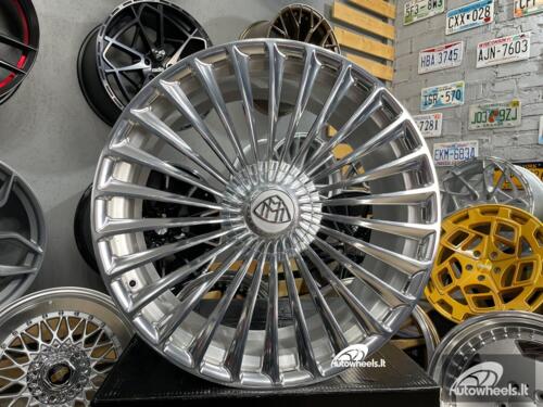 Ratlankis Forged Mercedes-Benz Maybach style 22X9J 5X112 ET30 66.6 Polished 