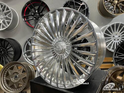 Ratlankis Forged Mercedes-Benz Maybach style 22X9J 5X112 ET30 66.6 Polished 