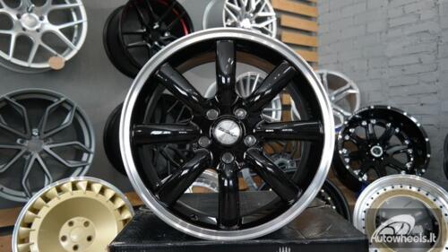 Ratlankis Mini Crown spoke 17X7.5J 5x112 ET48 66.6 Black with lip machined