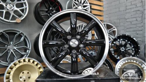 Ratlankis Mini Crown spoke 17X7.5J 5x112 ET48 66.6 Black with lip machined