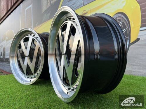 Ratlankis VW Classic style 16X7J 5X100 ET30 57.1 Black with face machined