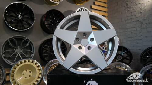 Ratlankis Star 17X8J 5X112 ET35 57.1 Hyper silver with milling