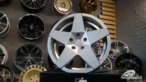 Ratlankis Star 17X8J 5X112 ET35 57.1 Hyper silver with milling