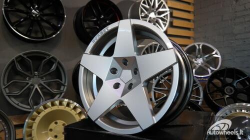 Ratlankis Star 17X8J 5X112 ET35 57.1 Hyper silver with milling