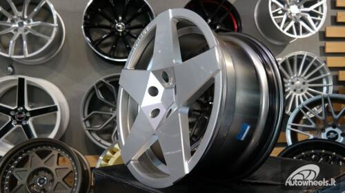 Ratlankis Star 17X8J 5X112 ET35 57.1 Hyper silver with milling