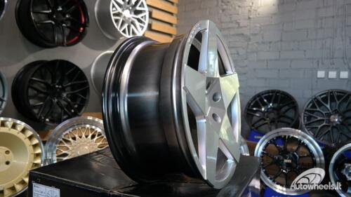 Ratlankis Star 17X8J 5X112 ET35 57.1 Hyper silver with milling