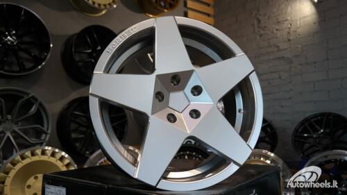 Ratlankis Star 17X8J 5X112 ET35 57.1 Hyper silver with milling