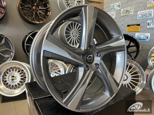 Ratlankis Volvo Sword R-Design 19X8J 5X108 ET42.5 63.4 Grey polished
