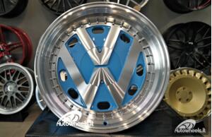 Ratlankis VW Classic Style 17X8J 5X100/5X112 ET20 73.1 Blue polished