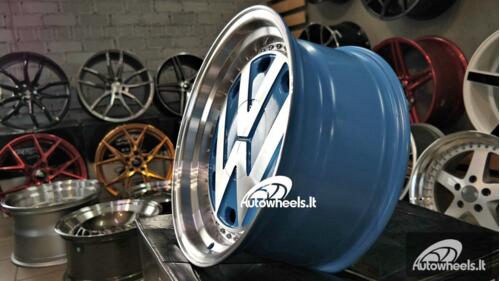 Ratlankis VW Classic Style 17X8J 5X100/5X112 ET20 73.1 Blue polished