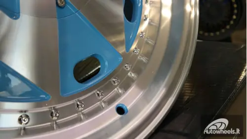 Ratlankis VW Classic Style 17X9J 4X100/4X108 ET15 73.1 Blue polished