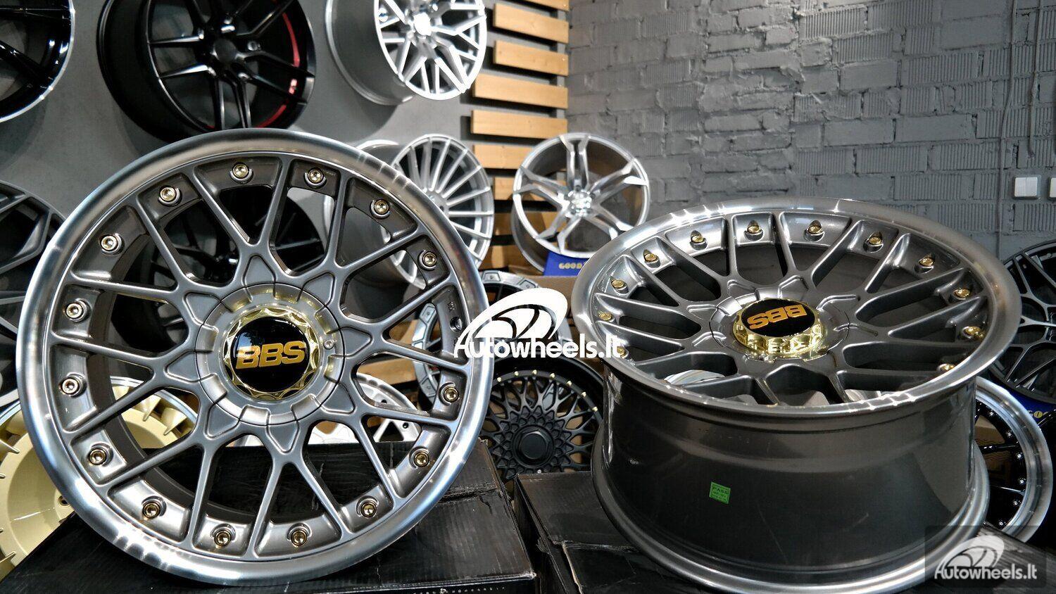 KING　BBS 17x8J ② Ratlankis BBS RC Style 17X8J 4X100/4X114.3 ET25 73.1 Grey with