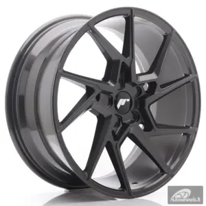 JR Wheels JR33 20x9 ET20-48 5H BLANK Hyper Gray
