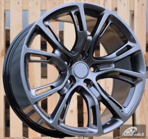 Ratlankis R20x9  5X127  ET  34  71.5  BK568  Hyper Black (HB)  For JEEP  (K4)