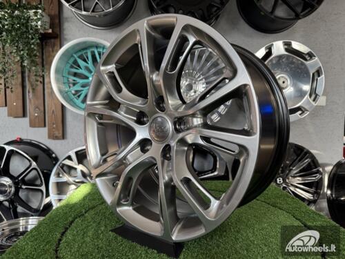 Ratlankis R20x9  5X127  ET  34  71.5  BK568  Hyper Black (HB)  For JEEP  (K4)