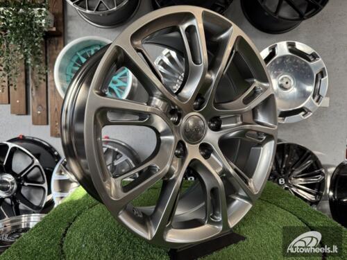 Ratlankis R20x9  5X127  ET  34  71.5  BK568  Hyper Black (HB)  For JEEP  (K4+P)