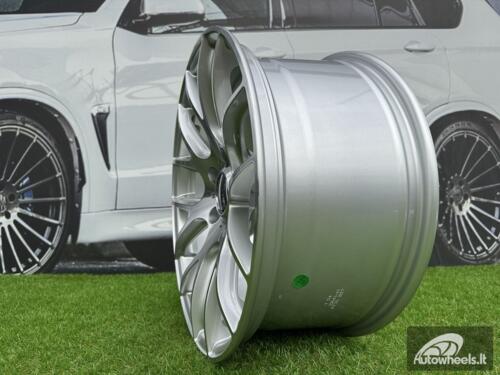 Ratlankis R18x9.5  5X120  ET  38  72.6  BK663  Polished Silver (MS)  For BMW  (P2+K2+P)  (Rear+Front)