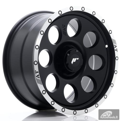 JR Wheels JRX4 18x9 ET0-20 6H BLANK Matt Black w/Machined Lip