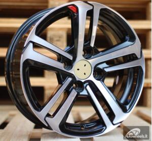 Ratlankis R15x6.5  4X108  ET  25  65.1  A5017  (BK5447)  Black Polished (MB)  For CITRO  (L2+R+K4)