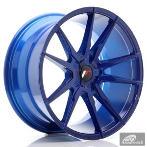 JR Wheels JR21 19x9,5 ET20-40 5H BLANK Platinum Blue