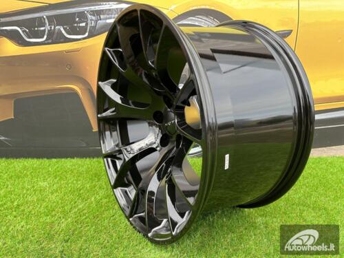 Ratlankis R20x9  5X115  ET  20  71.5  A8872  (BY1523)  Black (BL)  For DODGE  (Z1)  (Front+Rear)