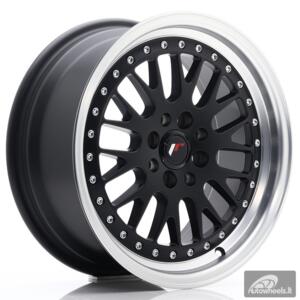 JR Wheels JR10 16x7 ET30 4x100/108 Matt Black w/Machined Lip
