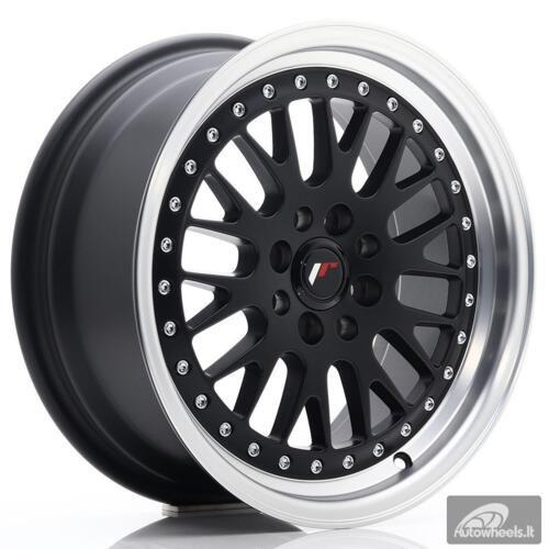 JR Wheels JR10 16x7 ET30 4x100/108 Matt Black w/Machined Lip