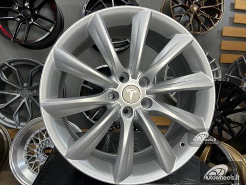 Ratlankis Tesla Model 3 Turbine style 19X8.5J 5X114.3 ET35 64.1 Silver