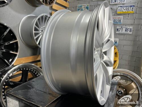 Ratlankis Tesla Model 3 Turbine style 19X8.5J 5X114.3 ET35 64.1 Silver