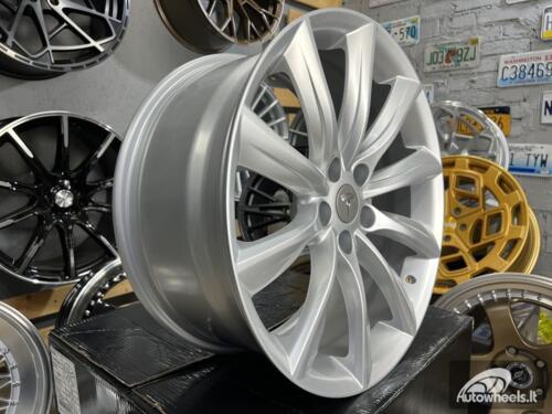 Ratlankis Tesla Model 3 Turbine style | R19X8.5J 5X114.3 ET35 64.1 Silver