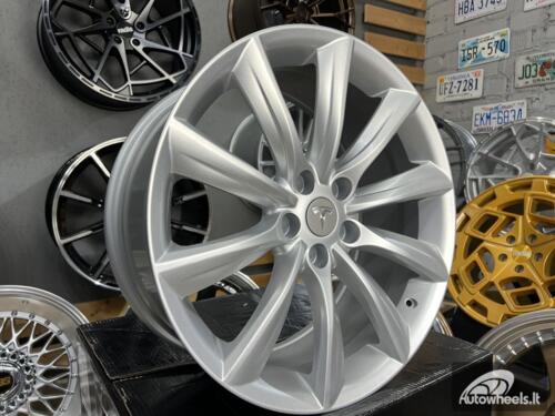 Ratlankis Tesla Model 3 Turbine style | R19X8.5J 5X114.3 ET35 64.1 Silver