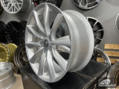 Ratlankis Tesla Model 3 Turbine style | R19X8.5J 5X114.3 ET35 64.1 Silver