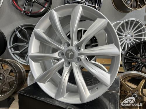 Ratlankis Tesla Model 3 Turbine style | R19X8.5J 5X114.3 ET35 64.1 Silver