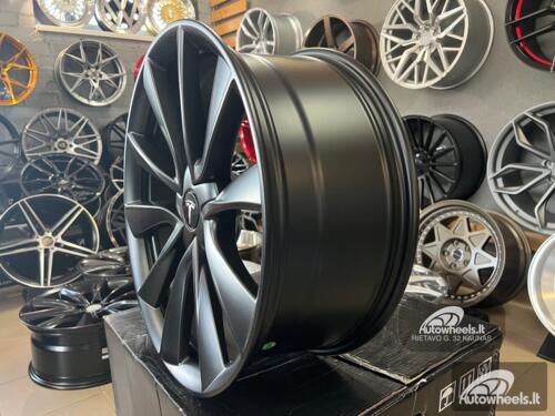 Ratlankis Tesla Model 3 Stiletto sport style 19X8.5J 5X114.3 ET35 64.1 Satin black