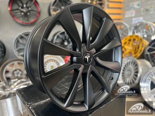 Ratlankis Tesla Model 3 Stiletto sport style 19X8.5J 5X114.3 ET35 64.1 Satin black