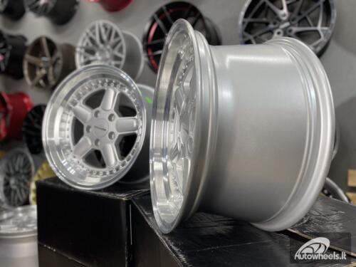 Ratlankis AC Schnitzer Style RH XD 17X9J 5X120 ET25 74.1 Silver with polished lip