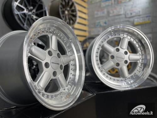 Ratlankis AC Schnitzer Style RH XD 17X10J 5X120 ET20 74.1 Silver with polished lip