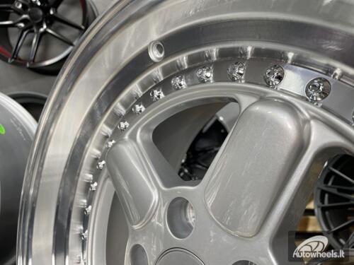 Ratlankis AC Schnitzer Style RH XD 17X10J 5X120 ET20 74.1 Silver with polished lip