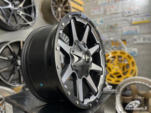 Ratlankis 4x4 Gustof F150 Navigator Off road style 20X9J 6X135 ET10 87.1 Black polished with machined face