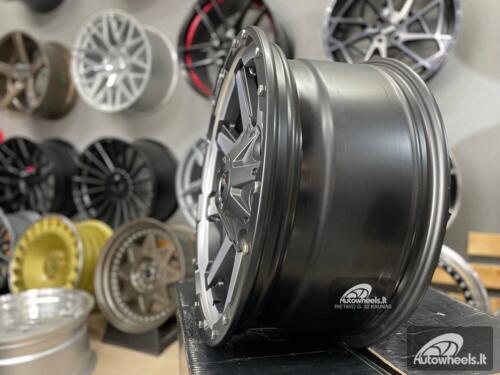 Ratlankis 4x4 Gustof F150 Navigator Off road style 20X9J 6X135 ET10 87.1 Black polished with machined face