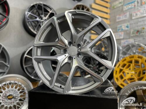 Ratlankis GLE53 AMG GL ML Style 21X10J 5X112 ET45 66.6 Grey polished