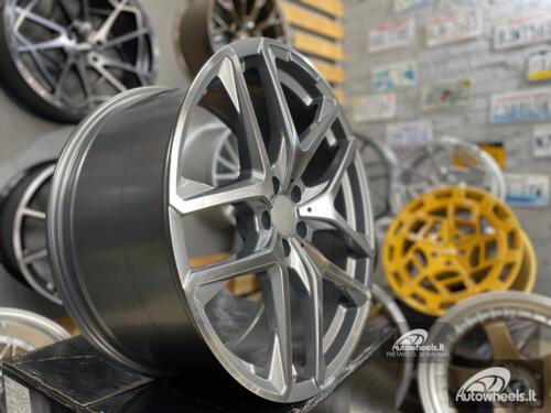 Ratlankis GLE53 AMG GL ML Style 21X10J 5X112 ET45 66.6 Grey polished