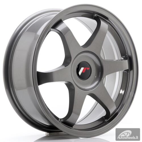 JR Wheels JR3 17x7 ET35-42 BLANK Gun Metal